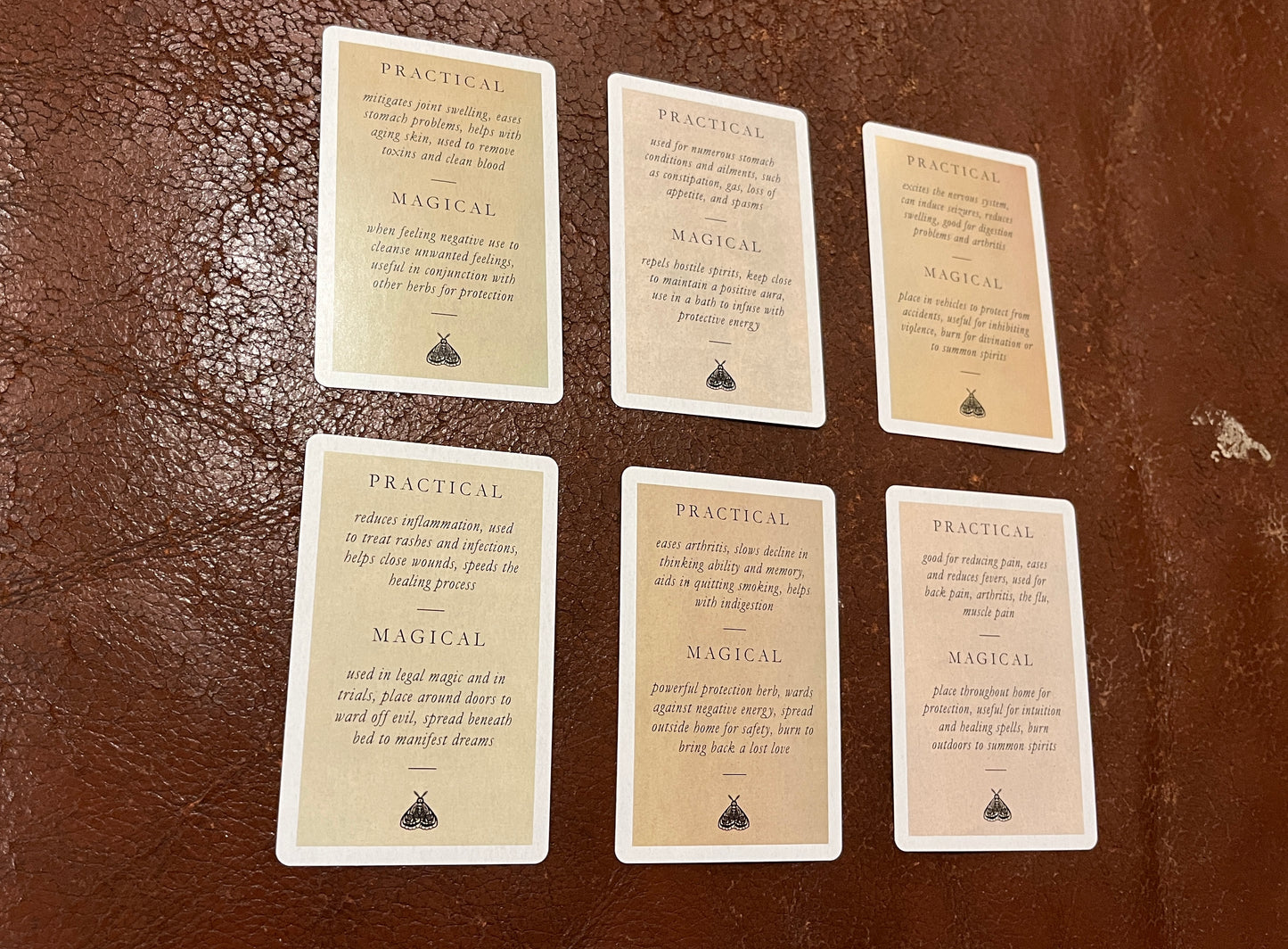 mineralogy reference cards