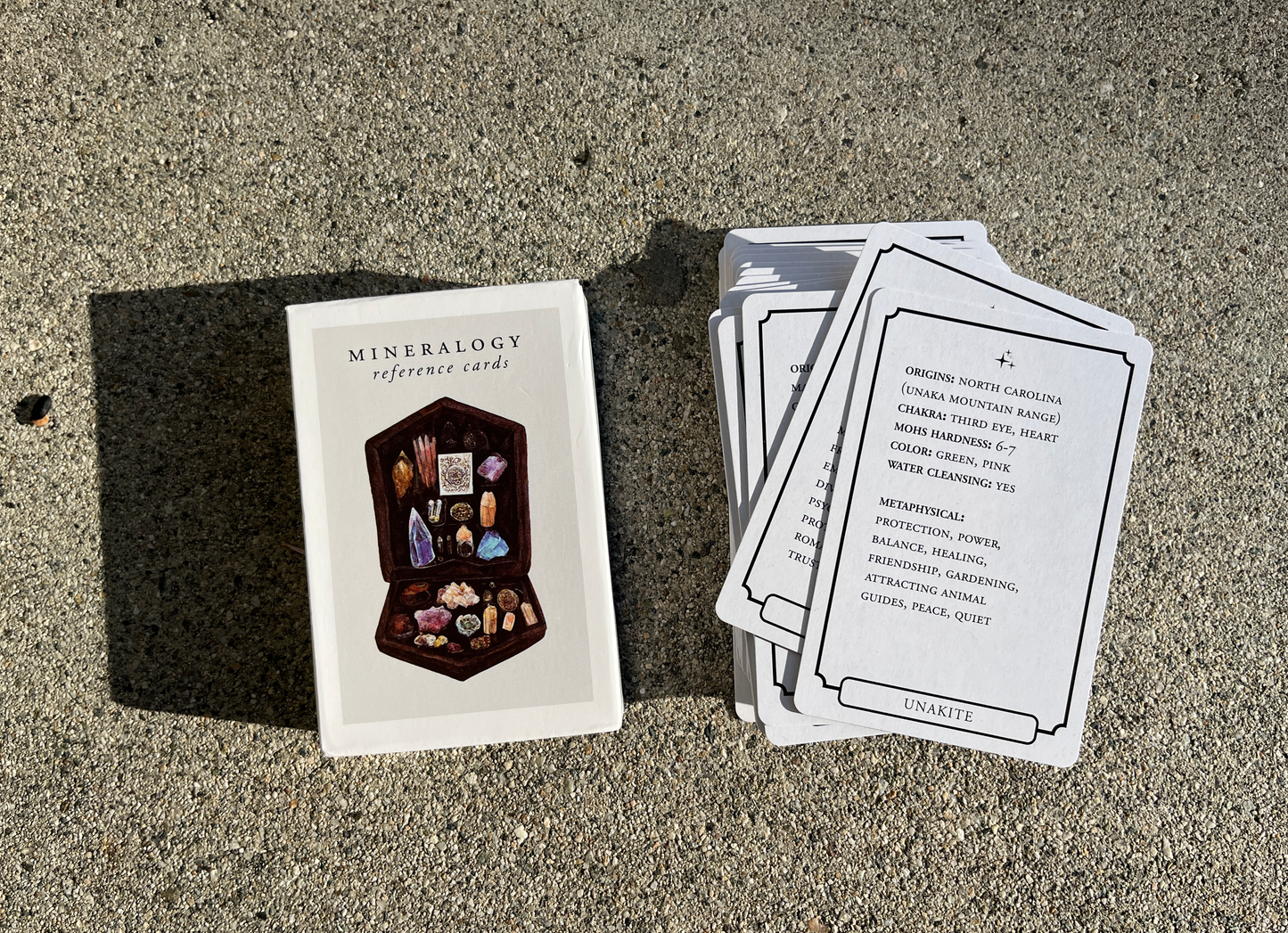 mineralogy reference cards