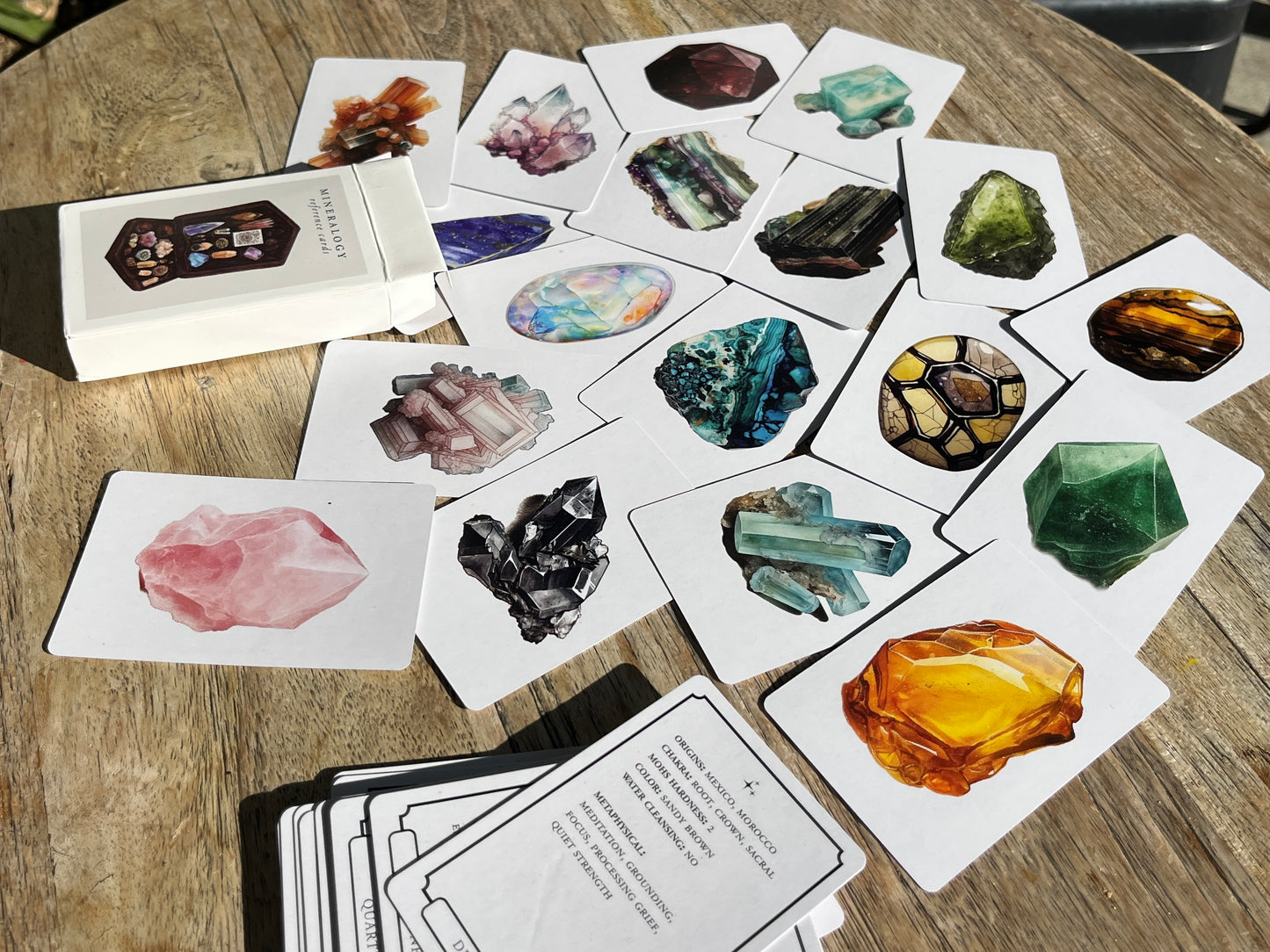 mineralogy reference cards