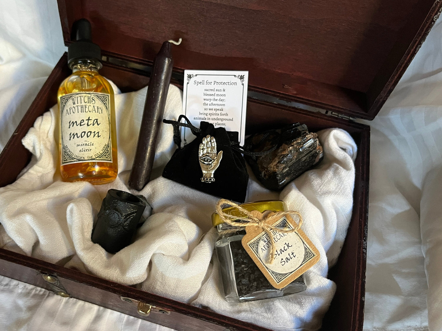 Protection Spell Witch Box Binding Spell Witchcraft Altar Kit
