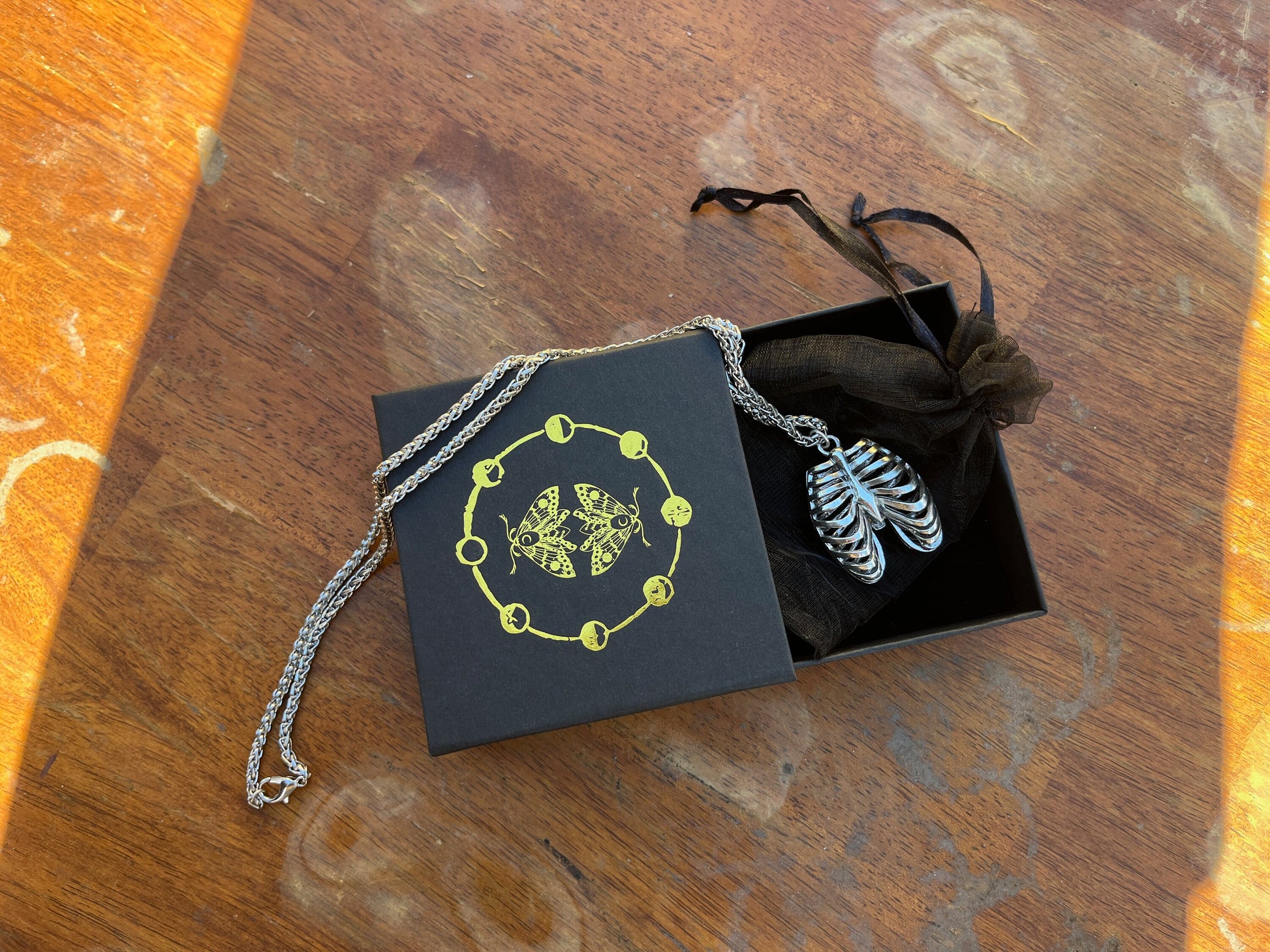 Rib Cage Necklace ~ Witchcraft Necklace ~ Anatomy Jewelry ~ Gothic Jewelry