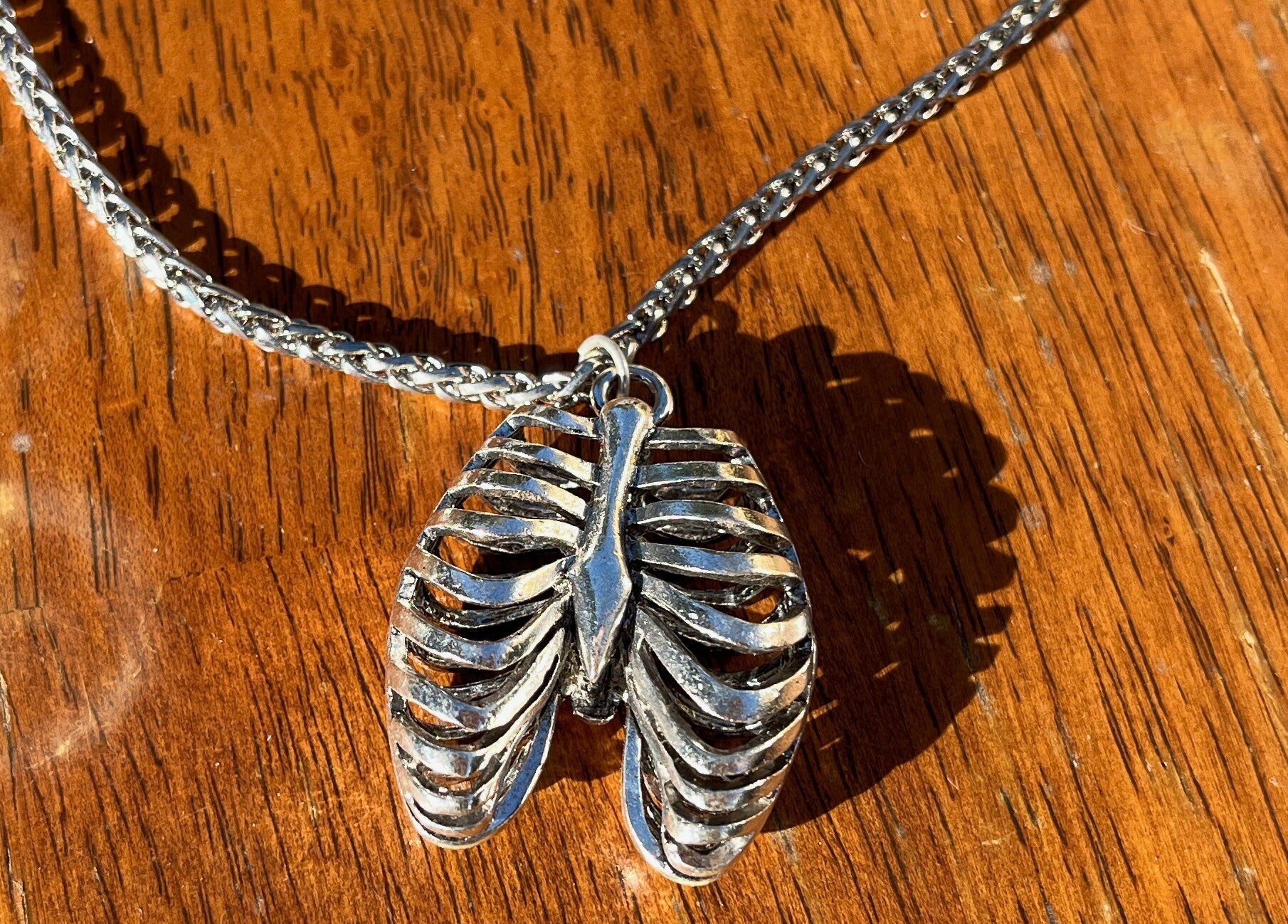 Rib Cage Necklace ~ Witchcraft Necklace ~ Anatomy Jewelry ~ Gothic Jewelry