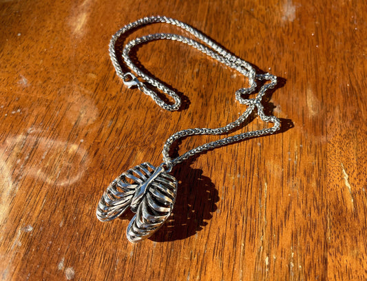 Rib Cage Necklace ~ Witchcraft Necklace ~ Anatomy Jewelry ~ Gothic Jewelry