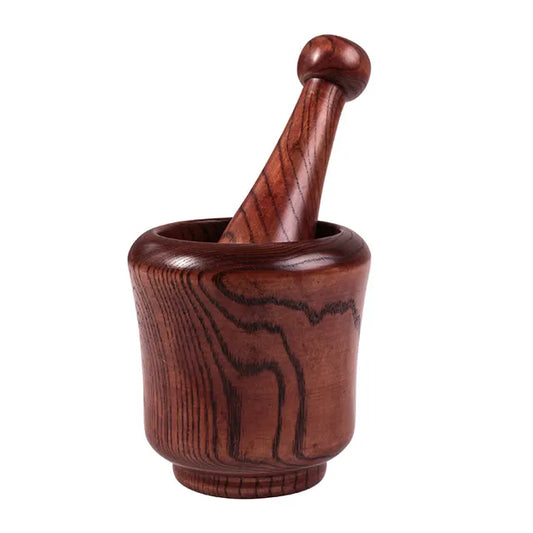 Wooden Mortar & Pestle