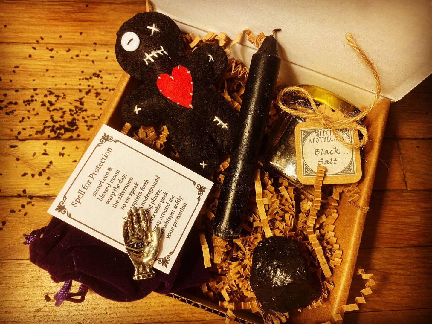 Protection Spell Witch Box Binding Spell Witchcraft Altar Kit