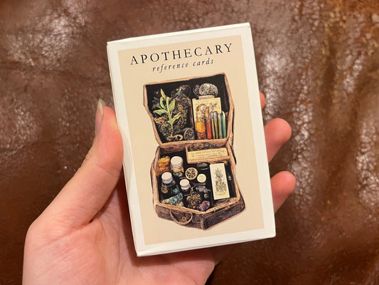 apothecary reference cards ~ herbal index flash cards ~ medicinal herbarium ~ wicca witchcraft supplies ~ information