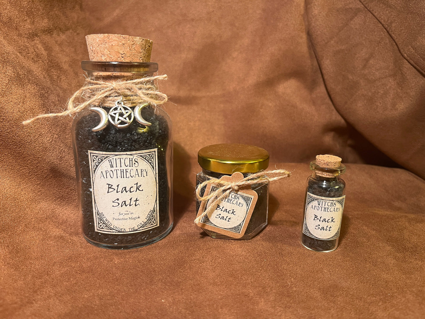Black Salt ~ Witchcraft Protection ~ Magickal Salt ~ Banishing ~ Witchcraft Altar Supplies and Tools