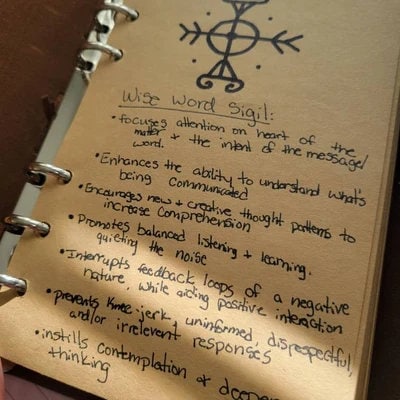 Book of Shadows Spellbook Journal