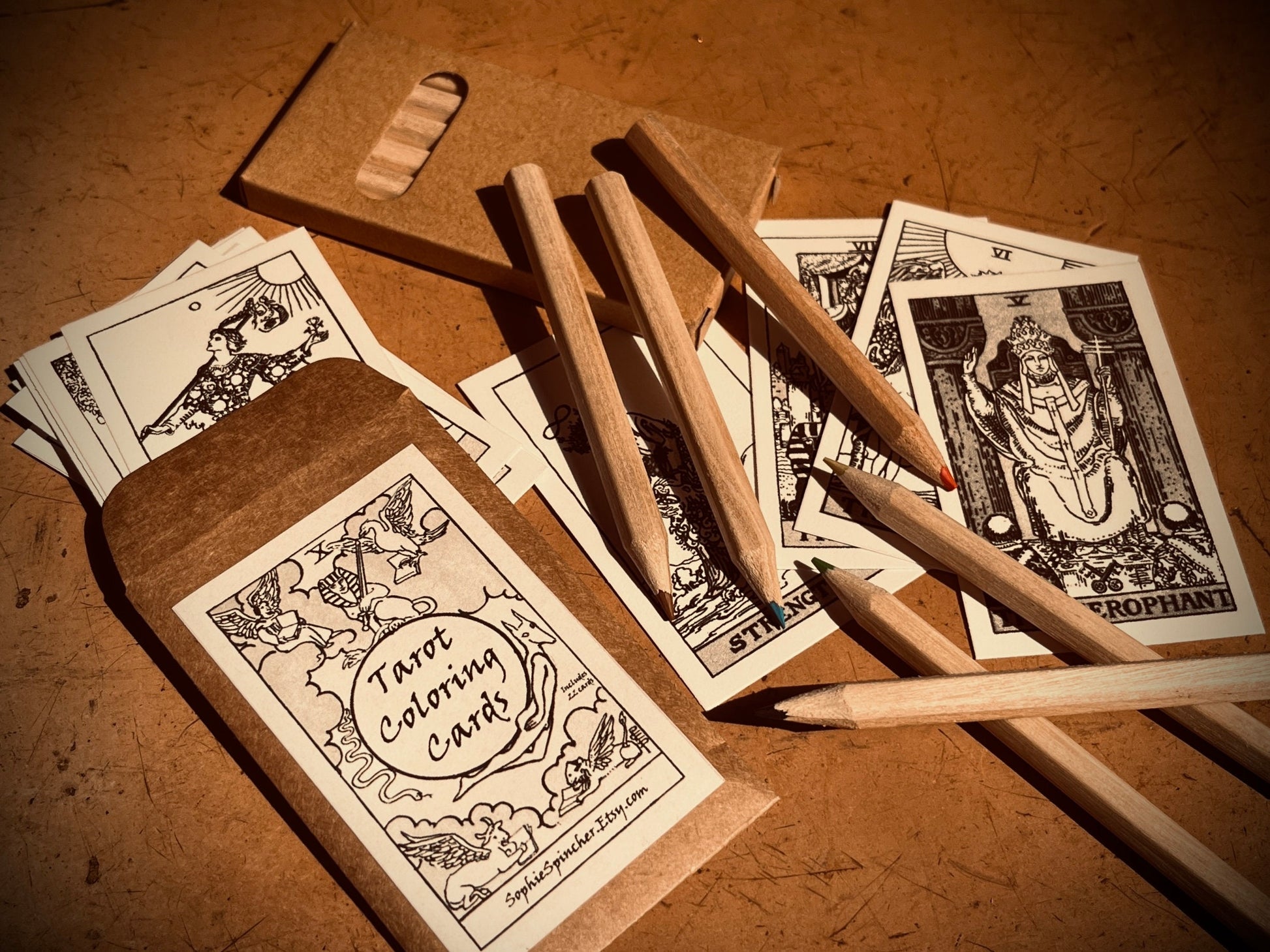 color-in tarot