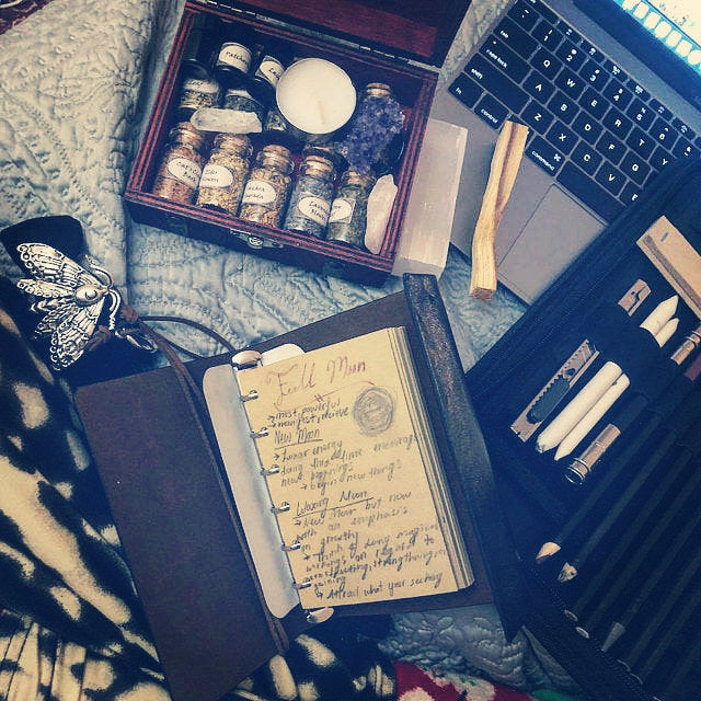 Book of Shadows Spellbook Journal