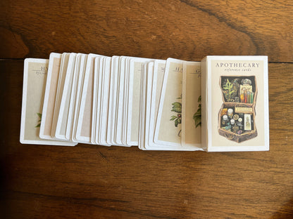 apothecary reference cards