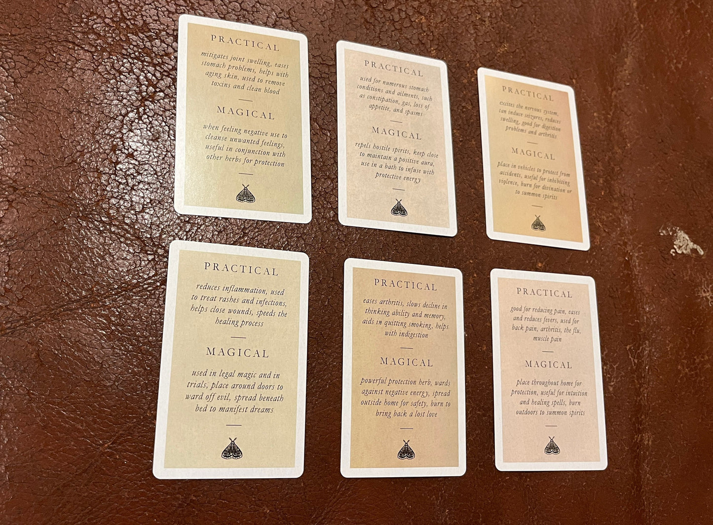 apothecary reference cards
